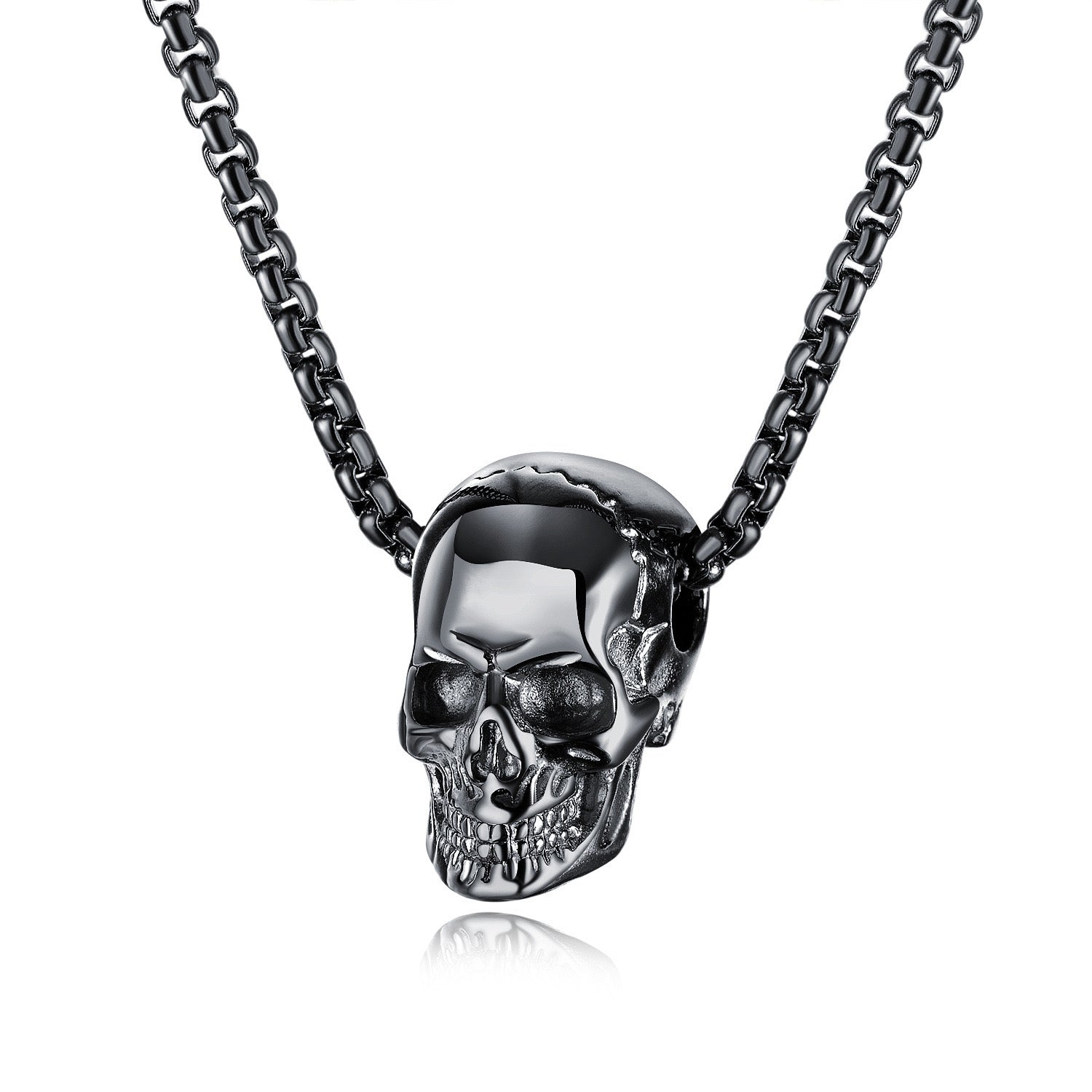 Skull pendant chain